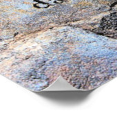 Umweltziffer über die Erde Poster (Ecke)