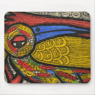 Umwerbende Vögel Mousepad