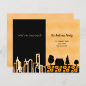 Umziehende Ankündigung des Haushalts (Vorne/Hinten)