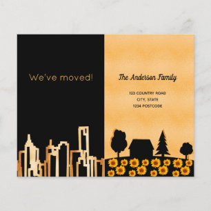 Umziehende Ankündigung des Haushalts