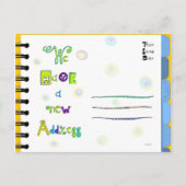 Umzug der Ankündigungsadresse Buch F-J Postkarte (Vorderseite)