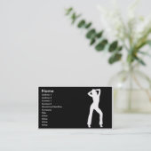 Umzug der Visitenkarte (Stehend Vorderseite)