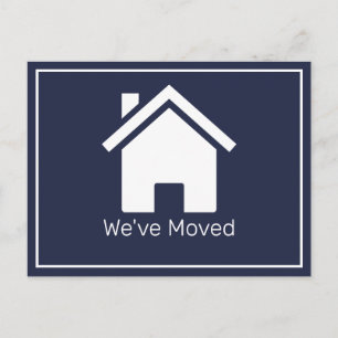 Umzug Haus Postkarte