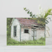 Umzug im Bereitschaftszustand - Private, lustige A Ankündigung (Stehend Vorderseite)