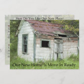 Umzug im Bereitschaftszustand - Private, lustige A Ankündigung (Vorne/Hinten)