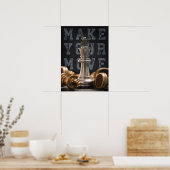 Umzug machen - Schachbrett, Erfolg Motivierend Poster (Küche)