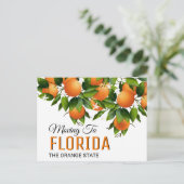 Umzug nach Florida | Änderung der Anschrift Postkarte (Stehend Vorderseite)