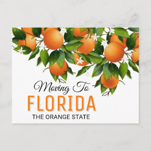 Umzug nach Florida   Änderung der Anschrift Postkarte