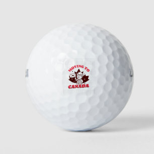 Umzug nach Kanada Golfball