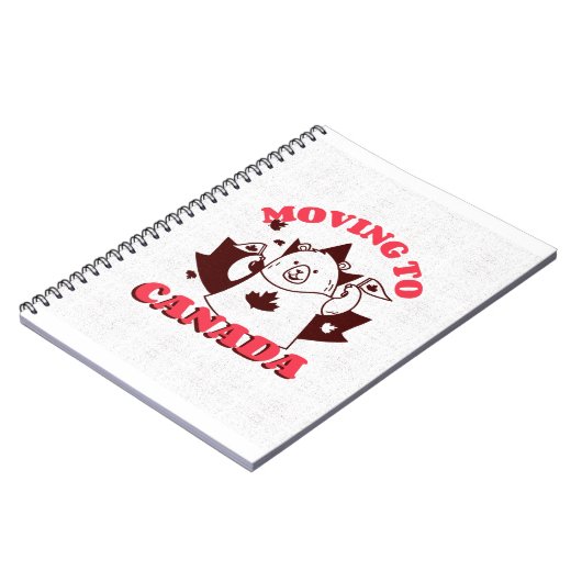 Umzug nach Kanada Notizblock (Linke Seite)
