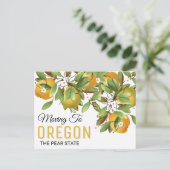 Umzug nach Oregon | Änderung der Anschrift Postkarte (Stehend Vorderseite)