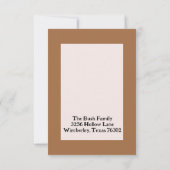 Umzug nach Texas Einladung (Rückseite)