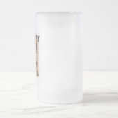 Umzug über Kaffee Das ist eine Arbeit für Alkohol Mattglas Bierglas (Mittel)