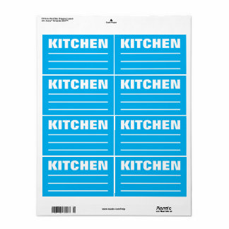 Umzug Verpackung Organisation Etiketten - Küche