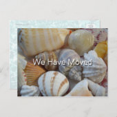 Umzug zur neuen Küstenstadt Ankündigungspostkarte (Vorne/Hinten)