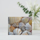 Umzug zur neuen Küstenstadt Ankündigungspostkarte (Stehend Vorderseite)