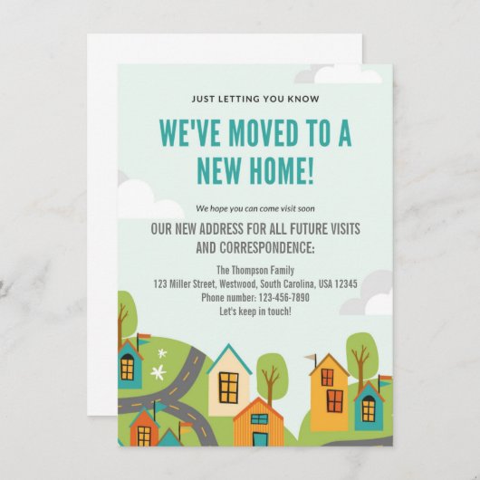 Umzugsankündigung für Honeydew Ankündigung (Vorne/Hinten)