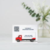 Umzugsbewegungen Visitenkarte (Stehend Vorderseite)