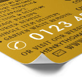 Umzugsbox, Umzugsfirmenwerbung Poster (Ecke)