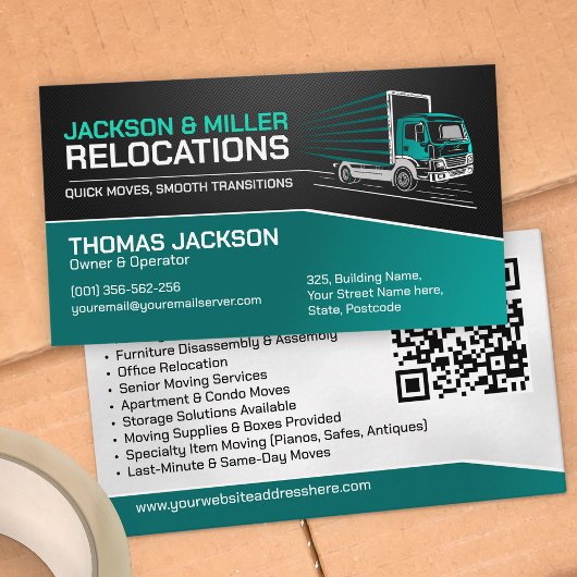 Umzugsdienste - Umzug Visitenkarte