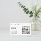 Umzugsdienstleistungen für Küche und Bad Visitenkarte (Stehend Vorderseite)