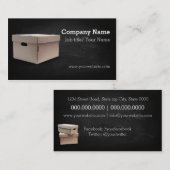 Umzugsfirma/Box/Box/Kartonfirma Visitenkarte (Vorne/Hinten)