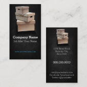 Umzugsfirma/Box/Box/Kartonfirma Visitenkarte (Vorne/Hinten)