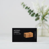 Umzugsfirma mit einfachem Premium Visitenkarte (Stehend Vorderseite)