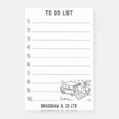 Umzugsgeschäft im Haus Post-it Klebezettel (Vorderseite)