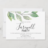 Umzugshaus Abarewell-Party Einladung (Vorderseite)