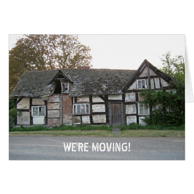 Umzugskarte (Vorderseite (Horizontal))