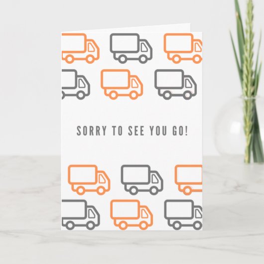 Umzugskarte Einladung (Vorderseite)