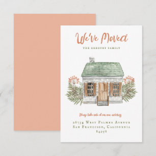 Umzugsmeldung für ein altes Haus  Einladung