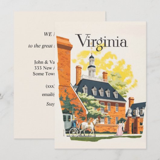 Umzugsmeldung Virginia (Vorne/Hinten)