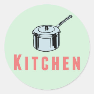 Umzugsschachtel Runder Aufkleber