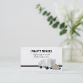 Umzugsunternehmen, Visitenkarte (Stehend Vorderseite)