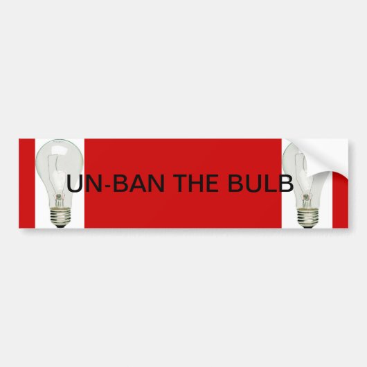 UN-BAN DIE BIRNE AUTOAUFKLEBER (Vorne)