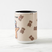 Un-Bear-ably Cool | Cute Bear Coffee Mug Tasse (Zentrum)
