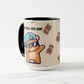 Un-Bear-ably Cool | Cute Bear Coffee Mug Tasse (Vorderseite Links)