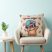 Un-Bear-ably Cool | Cute Bear Pillow Kissen (Stuhl )