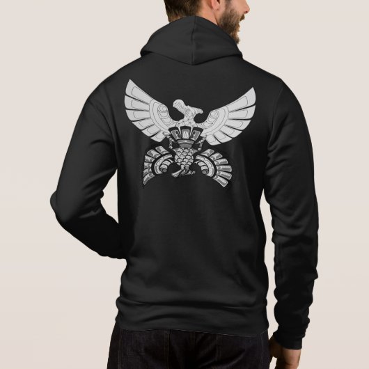 UN-Bekleidung - Unequivocal Mirror Eagle Hoodie (Rückseite)