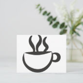 Un Café? Postkarte (Stehend Vorderseite)