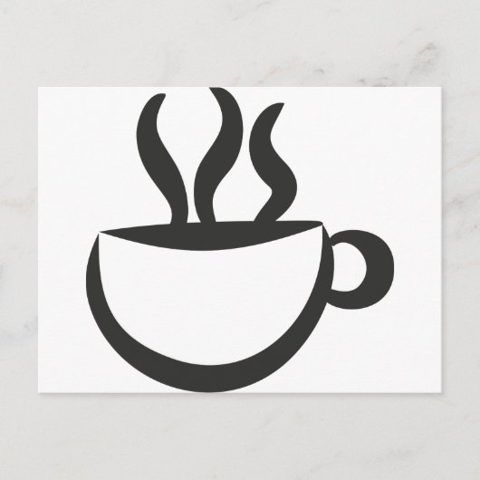 Un Café? Postkarte (Vorderseite)