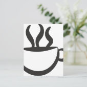 Un Café? Postkarte (Stehend Vorderseite)