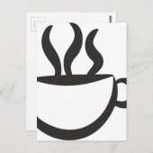 Un Café? Postkarte (Vorne/Hinten)