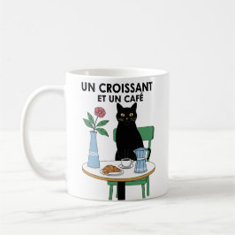 Un Croissant Cat  Kaffeetasse