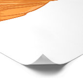 Un Croissant S'il Vous Plait - French Food Poster (Ecke)