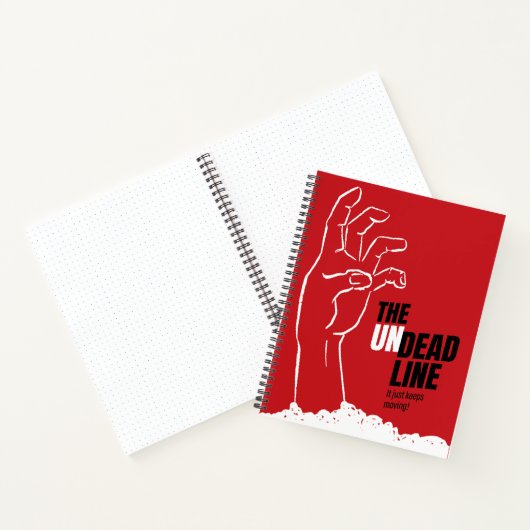 Un Deadline - Vintages Horror-Filmplakat Notizblock (Innenseite)
