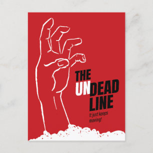 Un Deadline - Vintages Horror-Filmplakat Postkarte