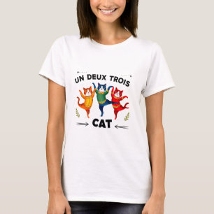 Un Deux Trois Cat Art Women's T - Shirt